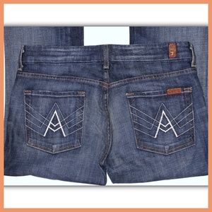 7 For All Mankind A Pocket Med. Wash Jeans Size 29
